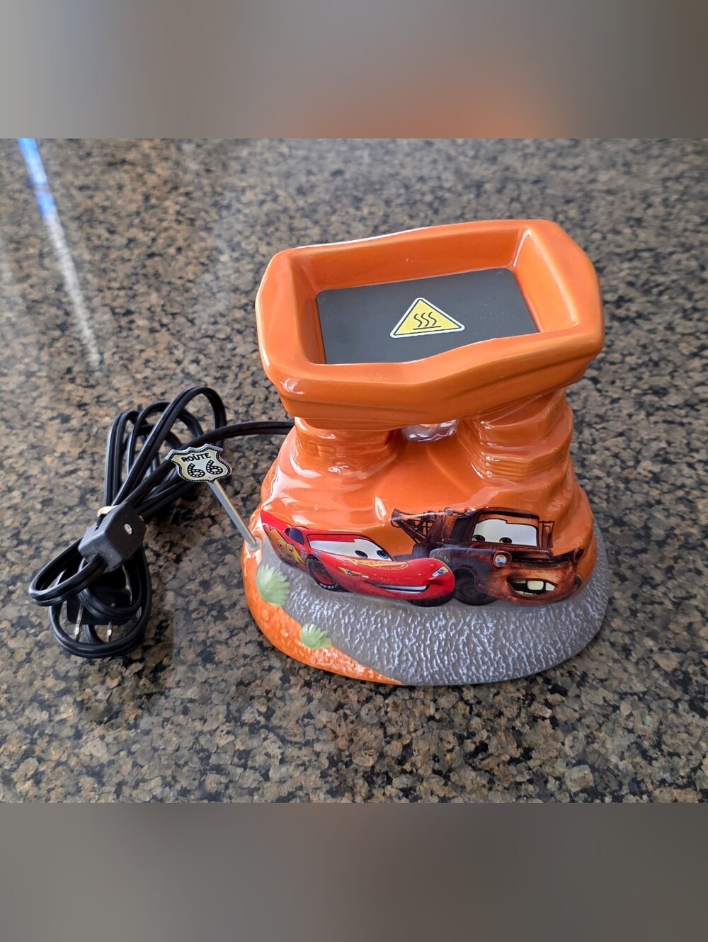 Scentsy X Disney Pixar Cars Lightning McQueen Mater Wax Warmer retired rare